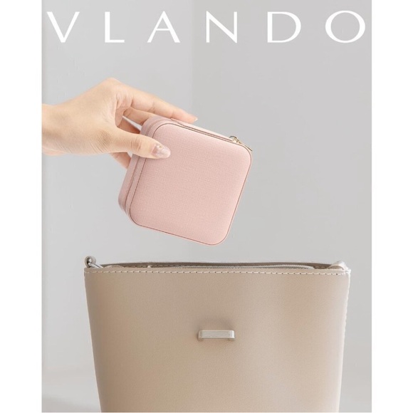 Vlando Travel Jewelry Case- Pink - Picture 7 of 11